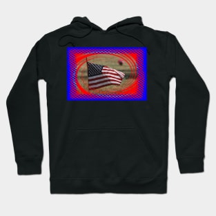 Colorful US Flag on Memorial Day Hoodie